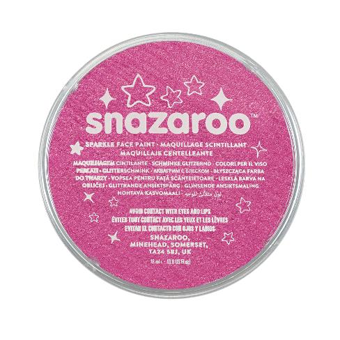 Farba do malowania twarzy Snazaroo 18ml różowa z połyskiem SPARKLE PINK