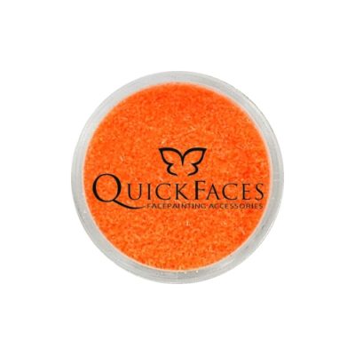 Brokat do twarzy i ciała QuickFaces Neon Orange UV