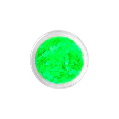Brokat QuickFaces Chunky Glitter Matte Neon Green