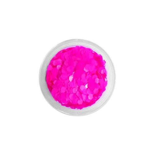 Brokat QuickFaces Chunky Glitter Matte Neon Pink