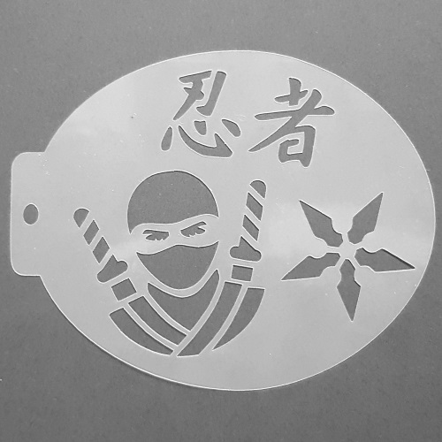 Szablon do malowania twarzy Ninja